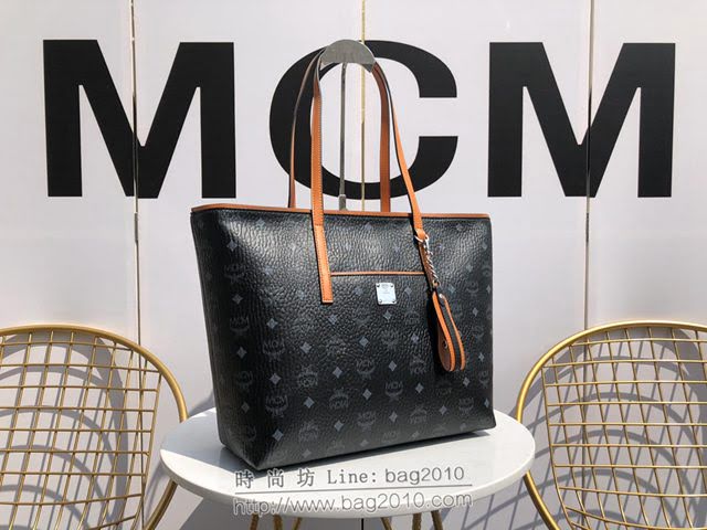 MCM女包 原單 MCM新款購物袋 Visetos印花材料 Anya購物袋 MCM單肩包  mdmc1431